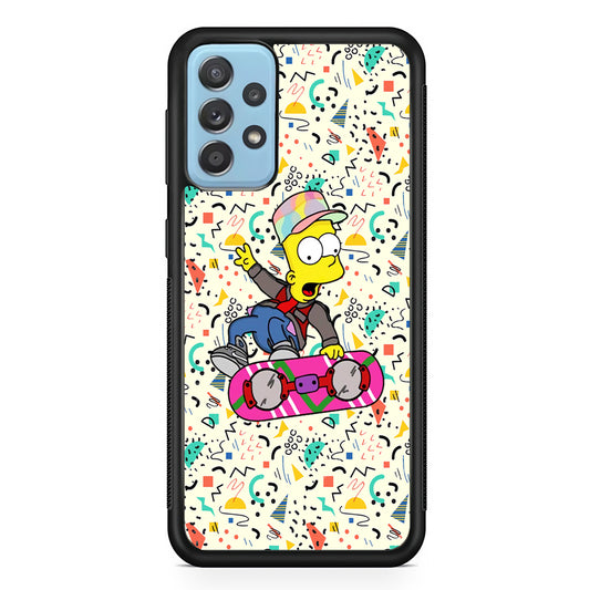 Bart Flying Board Jump Trick Samsung Galaxy A72 Case