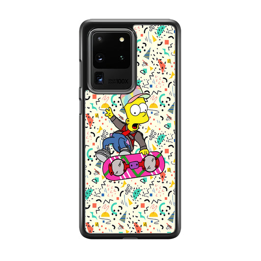 Bart Flying Board Jump Trick Samsung Galaxy S20 Ultra Case