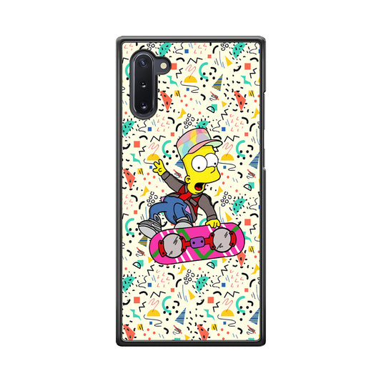 Bart Flying Board Jump Trick Samsung Galaxy Note 10 Case