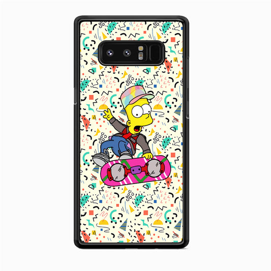 Bart Flying Board Jump Trick Samsung Galaxy Note 8 Case