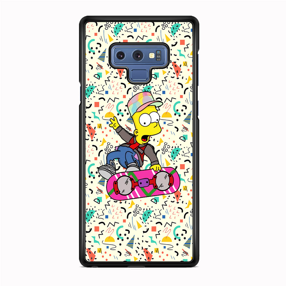 Bart Flying Board Jump Trick Samsung Galaxy Note 9 Case
