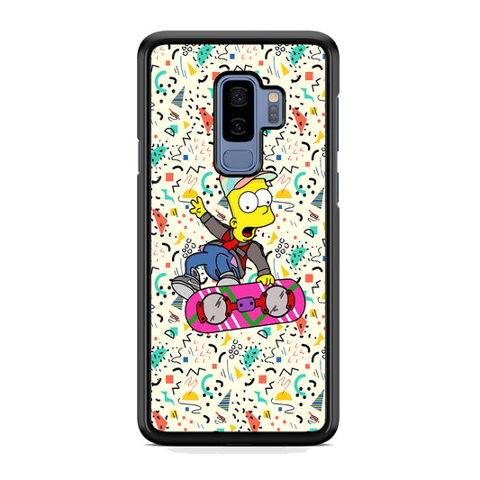 Bart Flying Board Jump Trick Samsung Galaxy S9 Plus Case