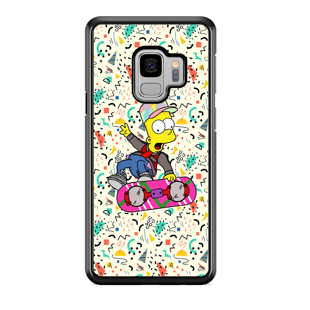 Bart Flying Board Jump Trick Samsung Galaxy S9 Case Default Title
