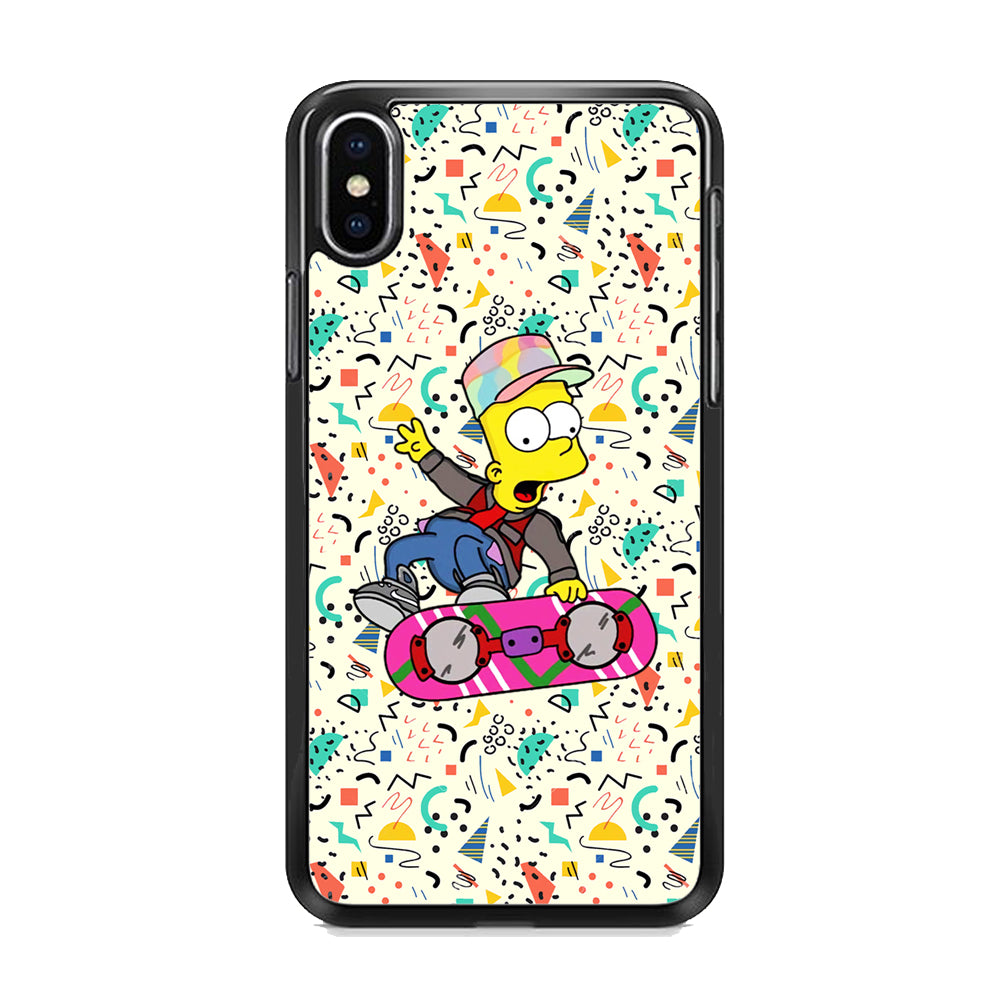 Bart Flying Board Jump Trick iPhone X Case