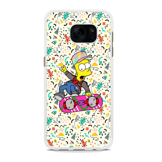 Bart Flying Board Jump Trick Samsung Galaxy S7 Case