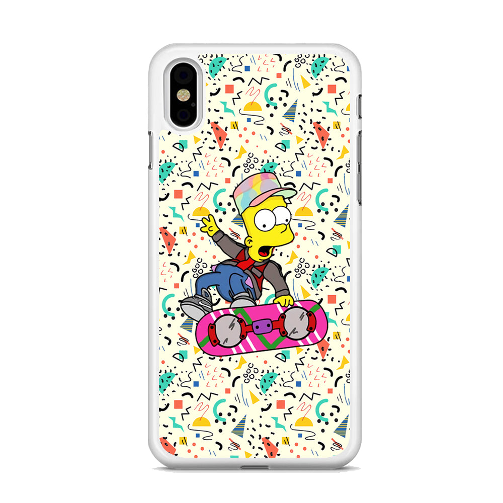Bart Flying Board Jump Trick iPhone X Case
