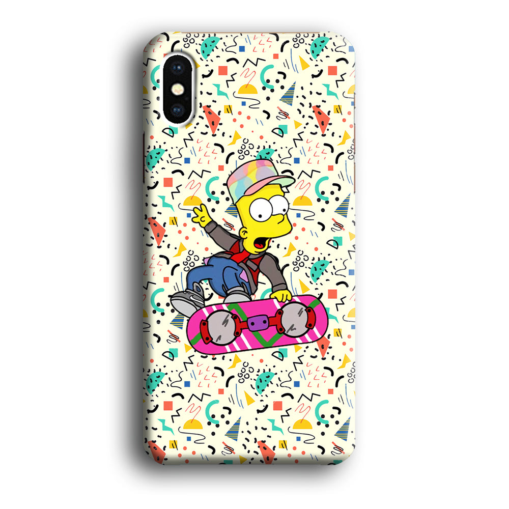 Bart Flying Board Jump Trick iPhone X Case