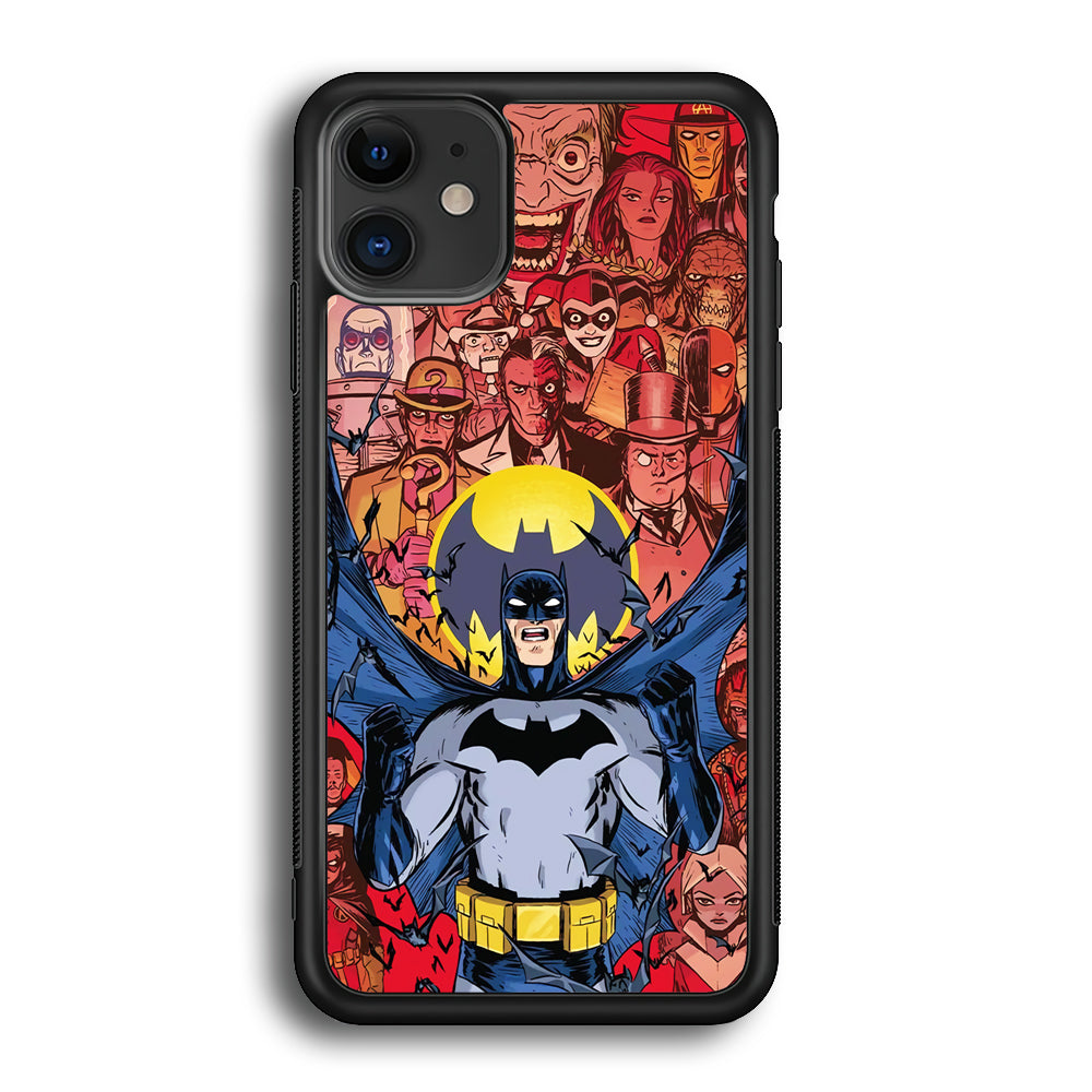 Batman Collage of Expression iPhone 12 Case