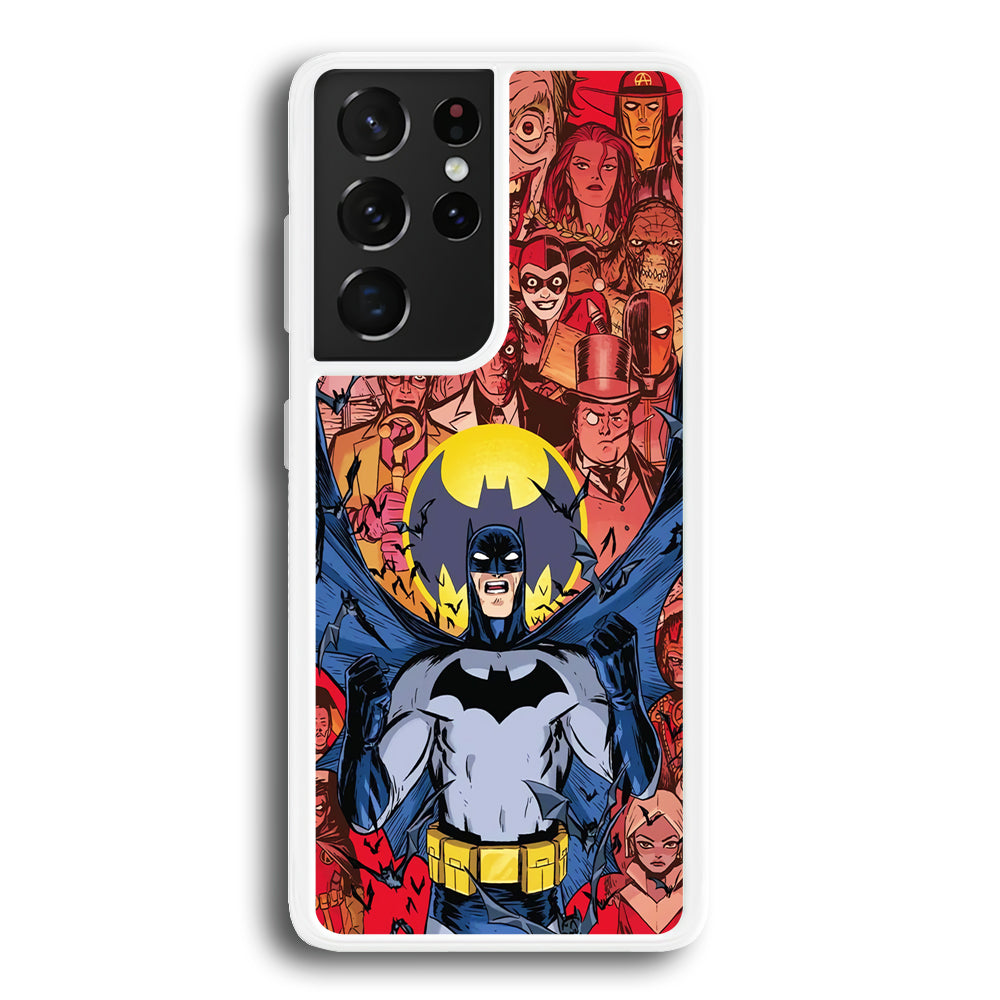 Batman Collage of Expression Samsung Galaxy S21 Ultra Case