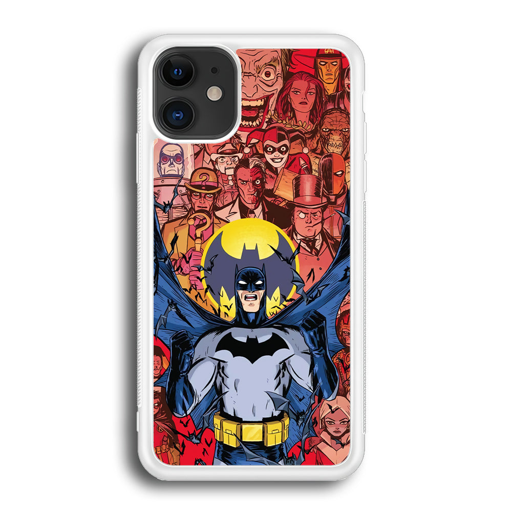 Batman Collage of Expression iPhone 12 Case