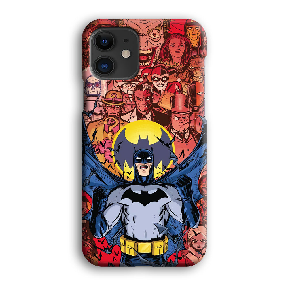 Batman Collage of Expression iPhone 12 Case