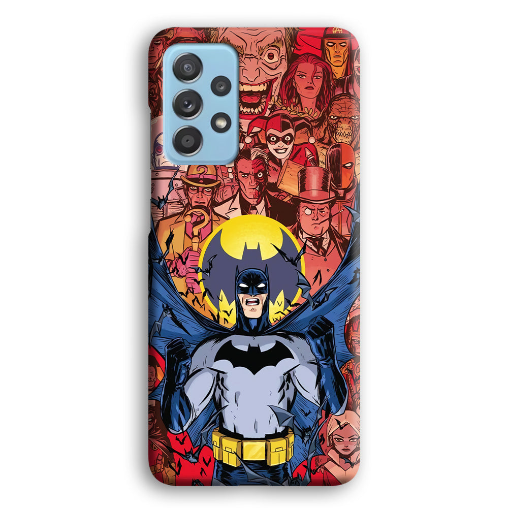 Batman Collage of Expression Samsung Galaxy A72 Case