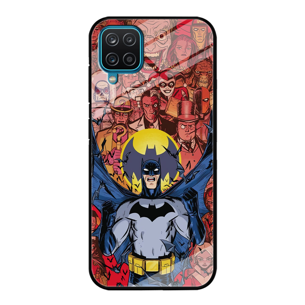 Batman Collage of Expression Samsung Galaxy A12 Case