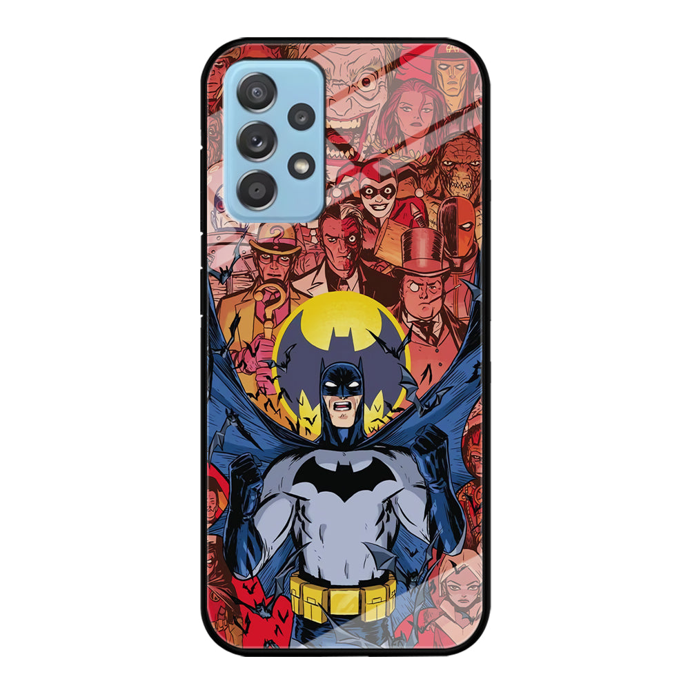 Batman Collage of Expression Samsung Galaxy A72 Case
