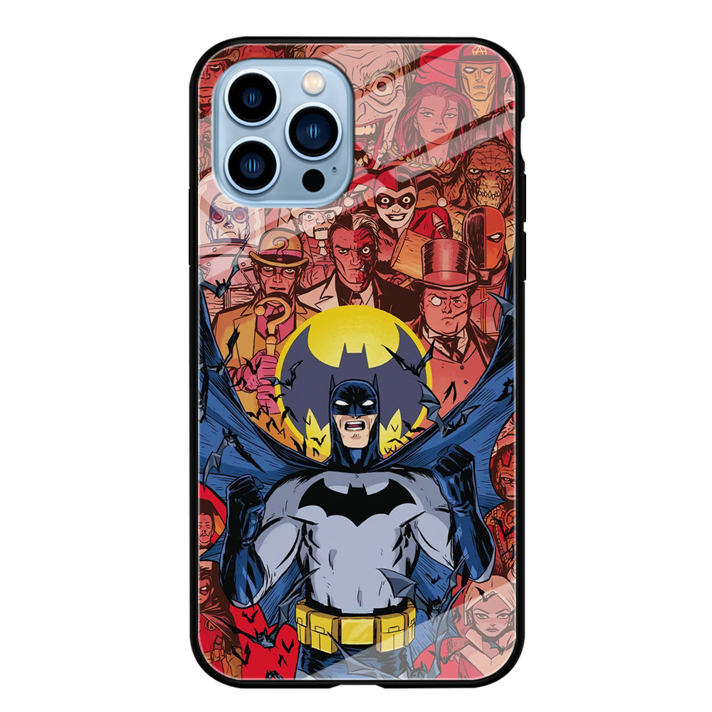 Batman Collage of Expression iPhone 13 Pro Max Case