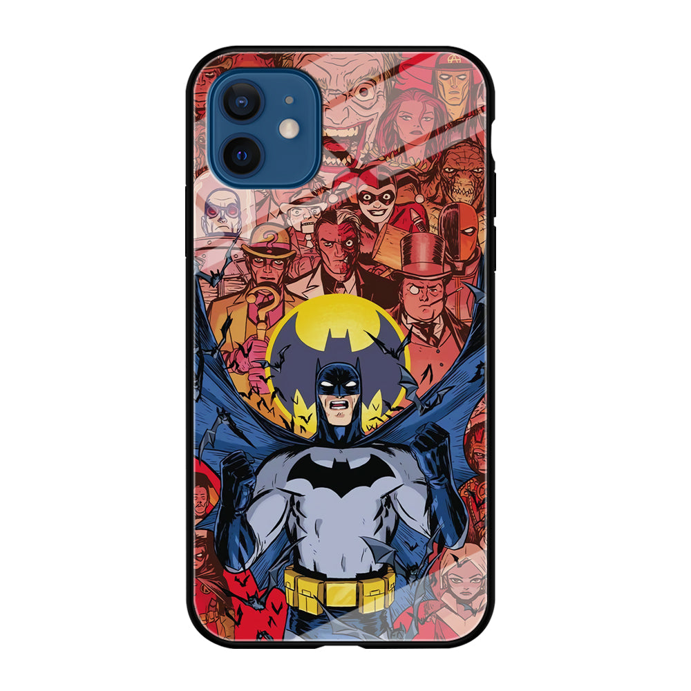 Batman Collage of Expression iPhone 12 Case