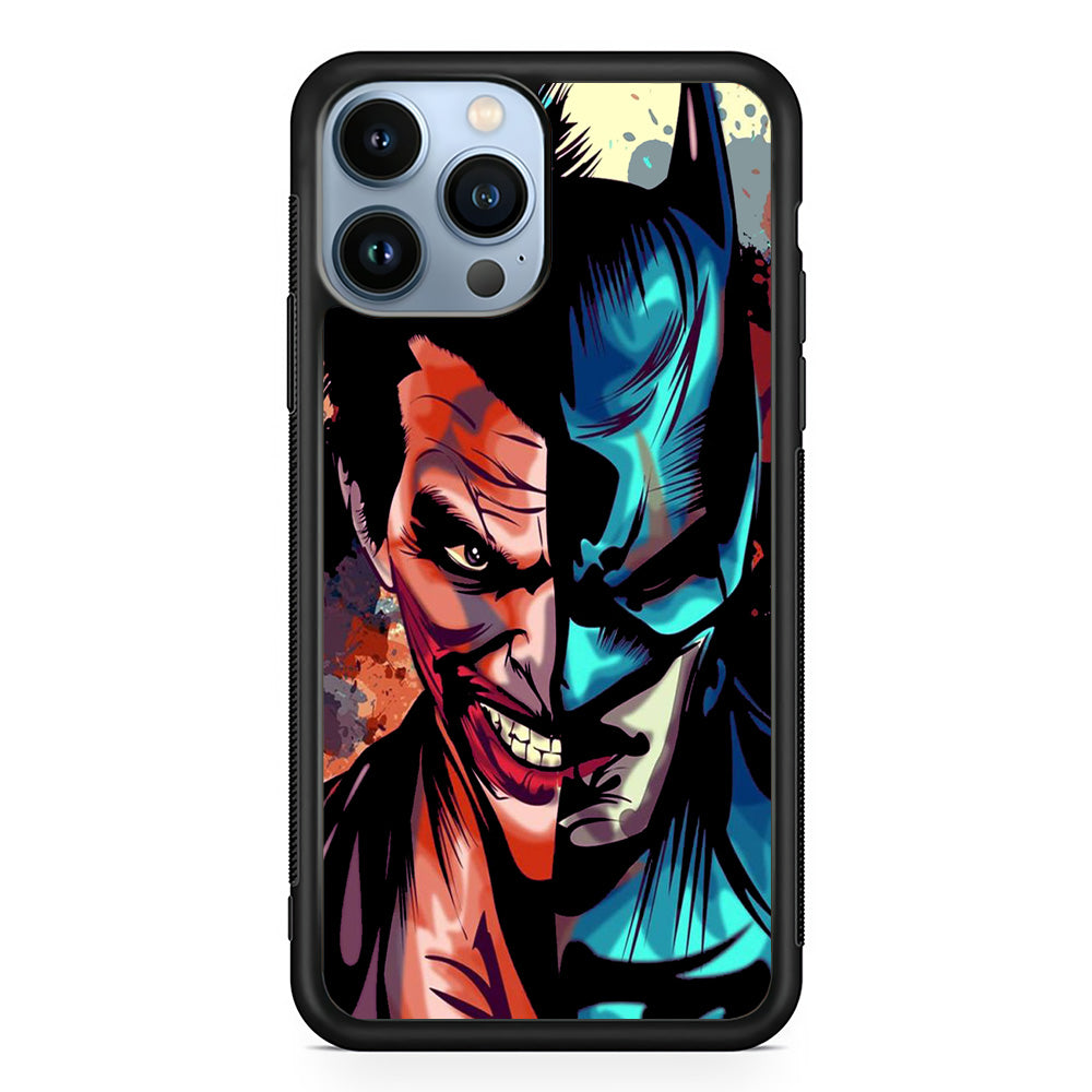 Batman Half Face Joker iPhone 13 Pro Max Case