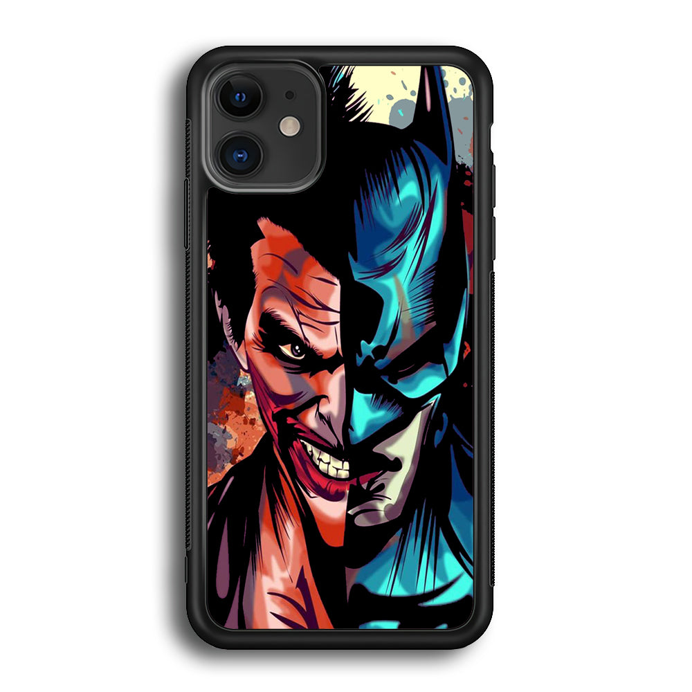 Batman Half Face Joker iPhone 12 Case