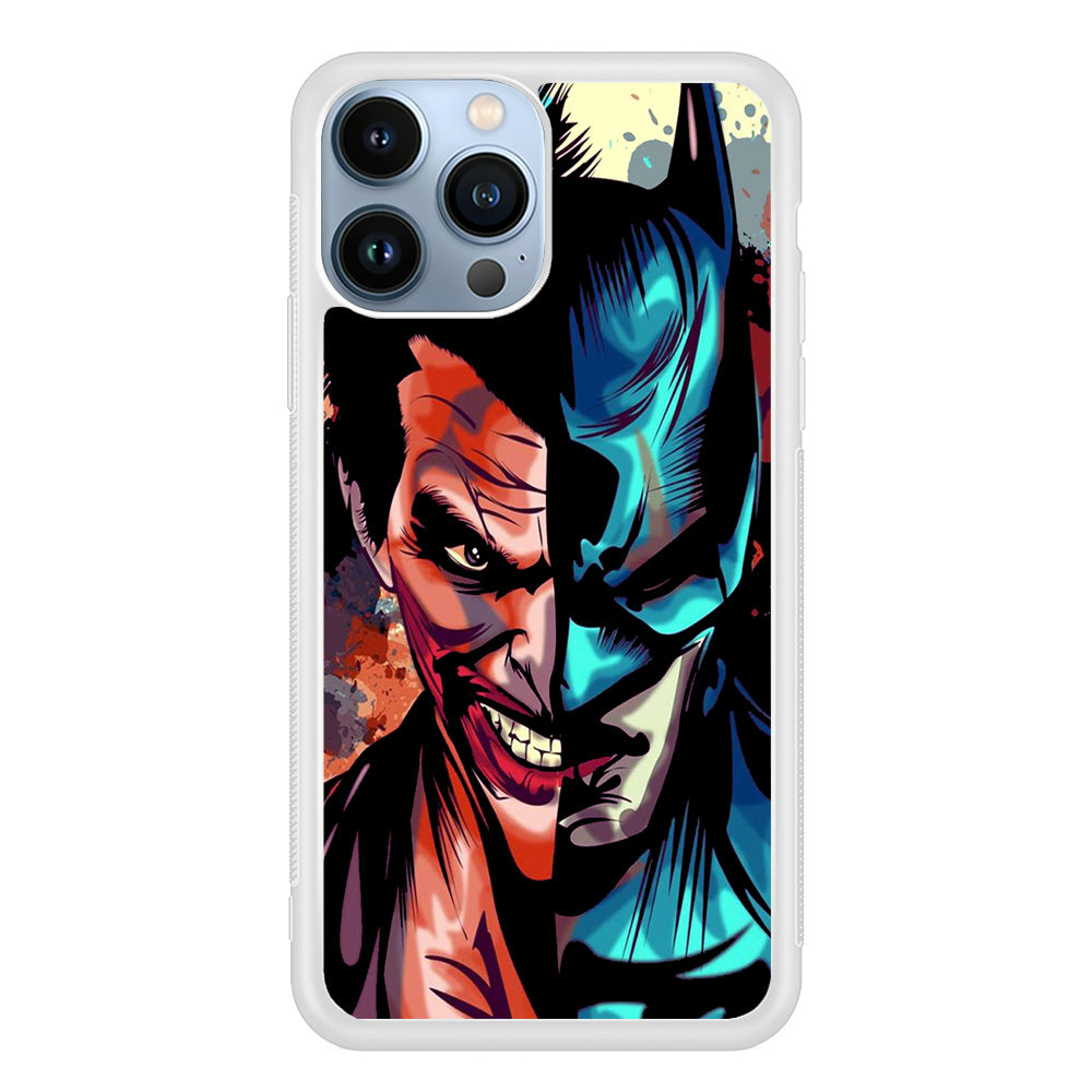 Batman Half Face Joker iPhone 13 Pro Max Case