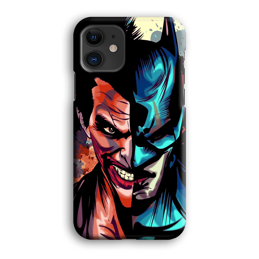 Batman Half Face Joker iPhone 12 Case