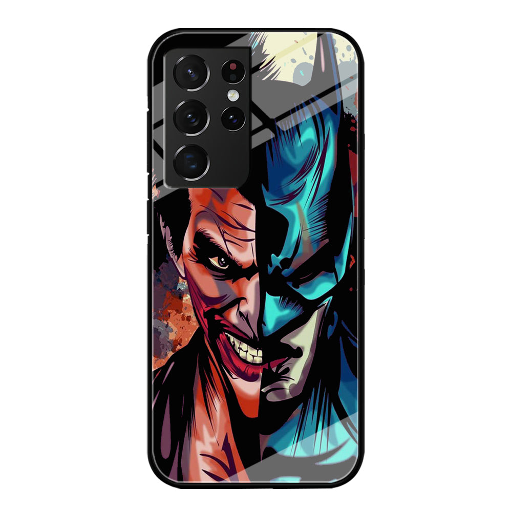 Batman Half Face Joker Samsung Galaxy S21 Ultra Case