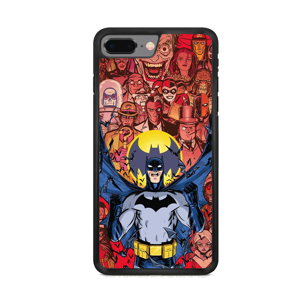 Batman Collage of Expression iPhone 7 Plus Case
