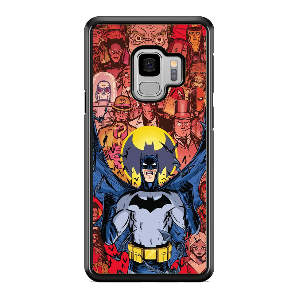 Batman Collage of Expression Samsung Galaxy S9 Case Default Title