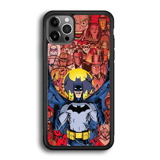 Batman Collage of Expression iPhone 12 Pro Max Case