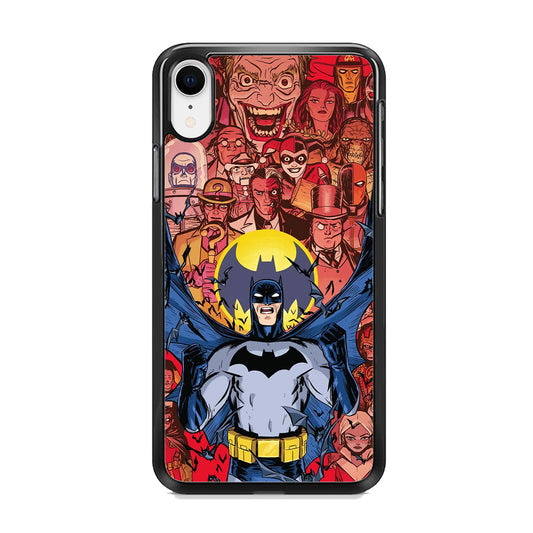 Batman Collage of Expression iPhone XR Case