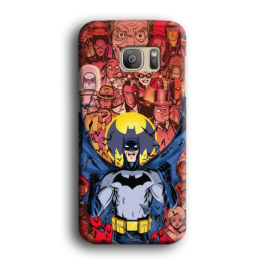 Batman Collage of Expression Samsung Galaxy S7 Edge Case