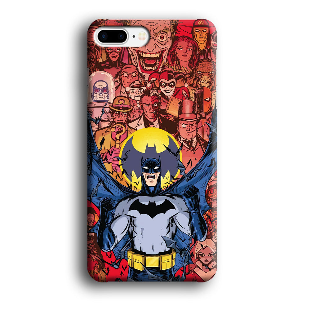 Batman Collage of Expression iPhone 7 Plus Case