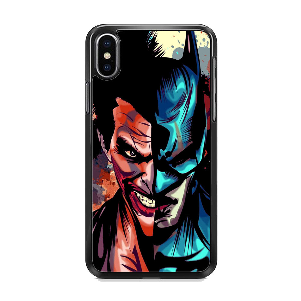 Batman Half Face Joker iPhone XS MAX Case