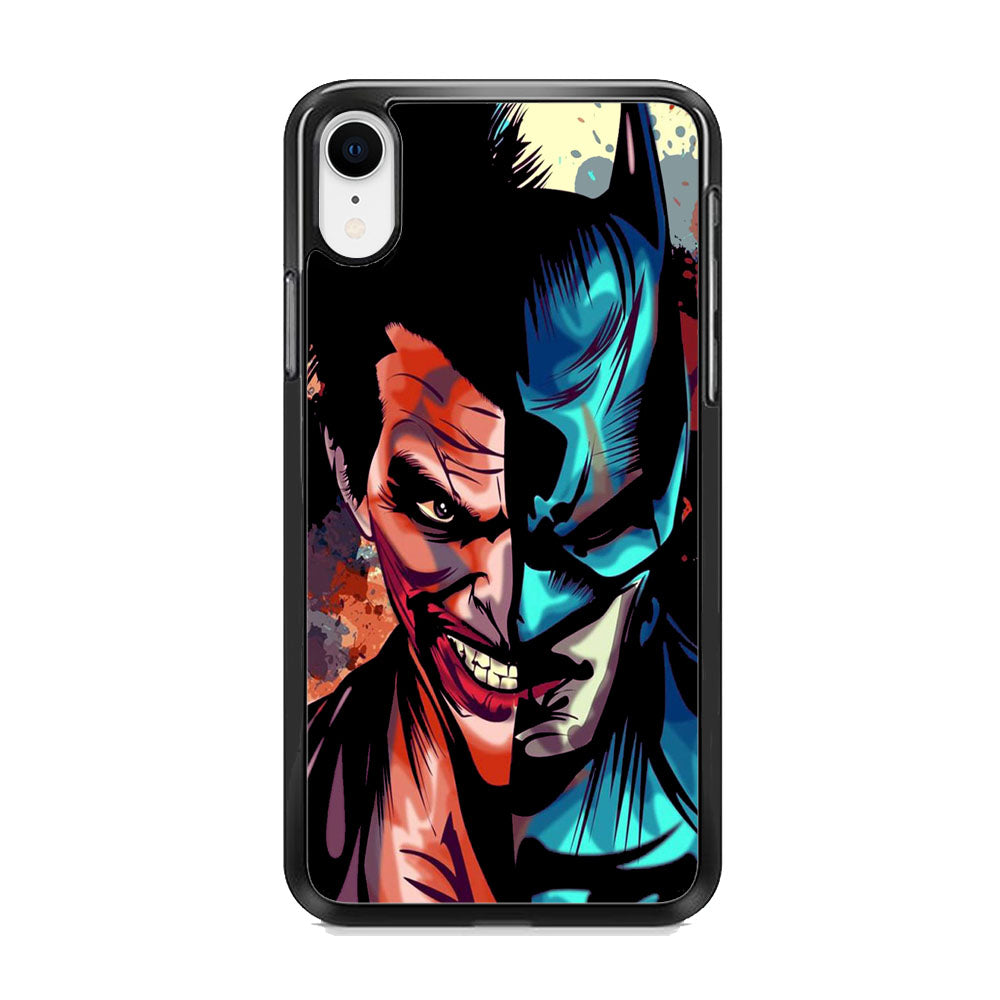 Batman Half Face Joker iPhone XR Case