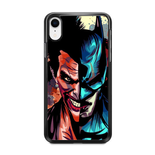 Batman Half Face Joker iPhone XR Case