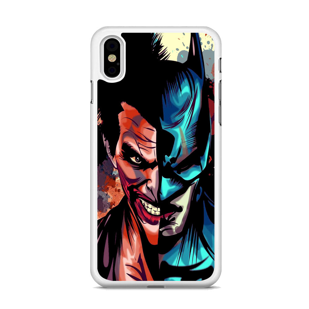 Batman Half Face Joker iPhone XS MAX Case