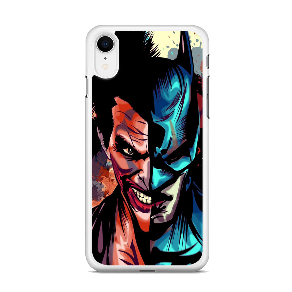 Batman Half Face Joker iPhone XR Case
