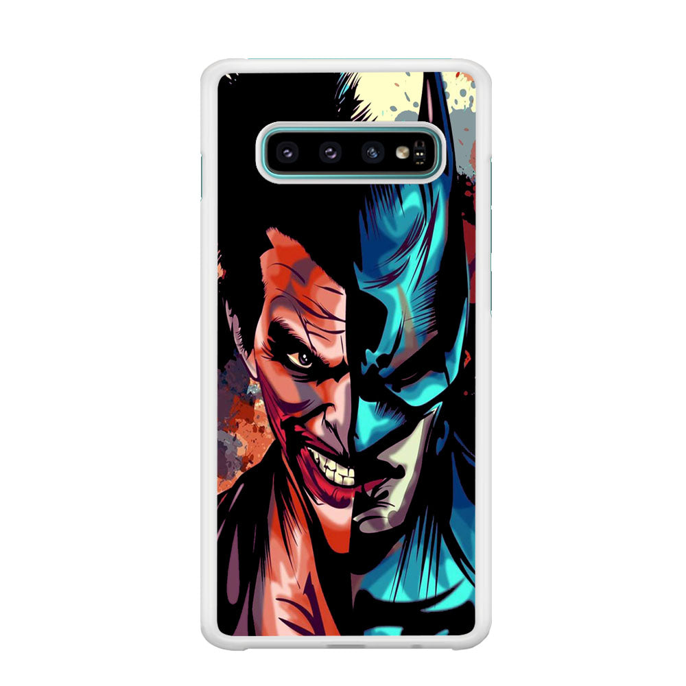 Batman Half Face Joker Samsung Galaxy S10 Plus Case - carneyforia