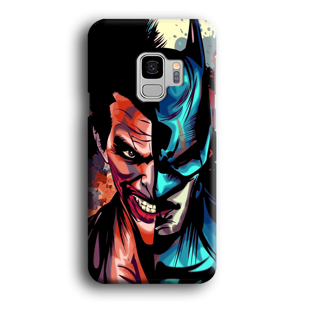 Batman Half Face Joker Samsung Galaxy S9 Case - carneyforia