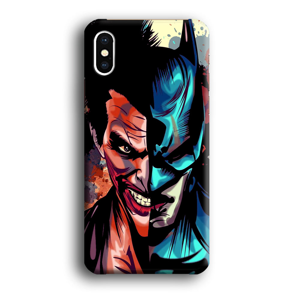 Batman Half Face Joker iPhone XS MAX Case