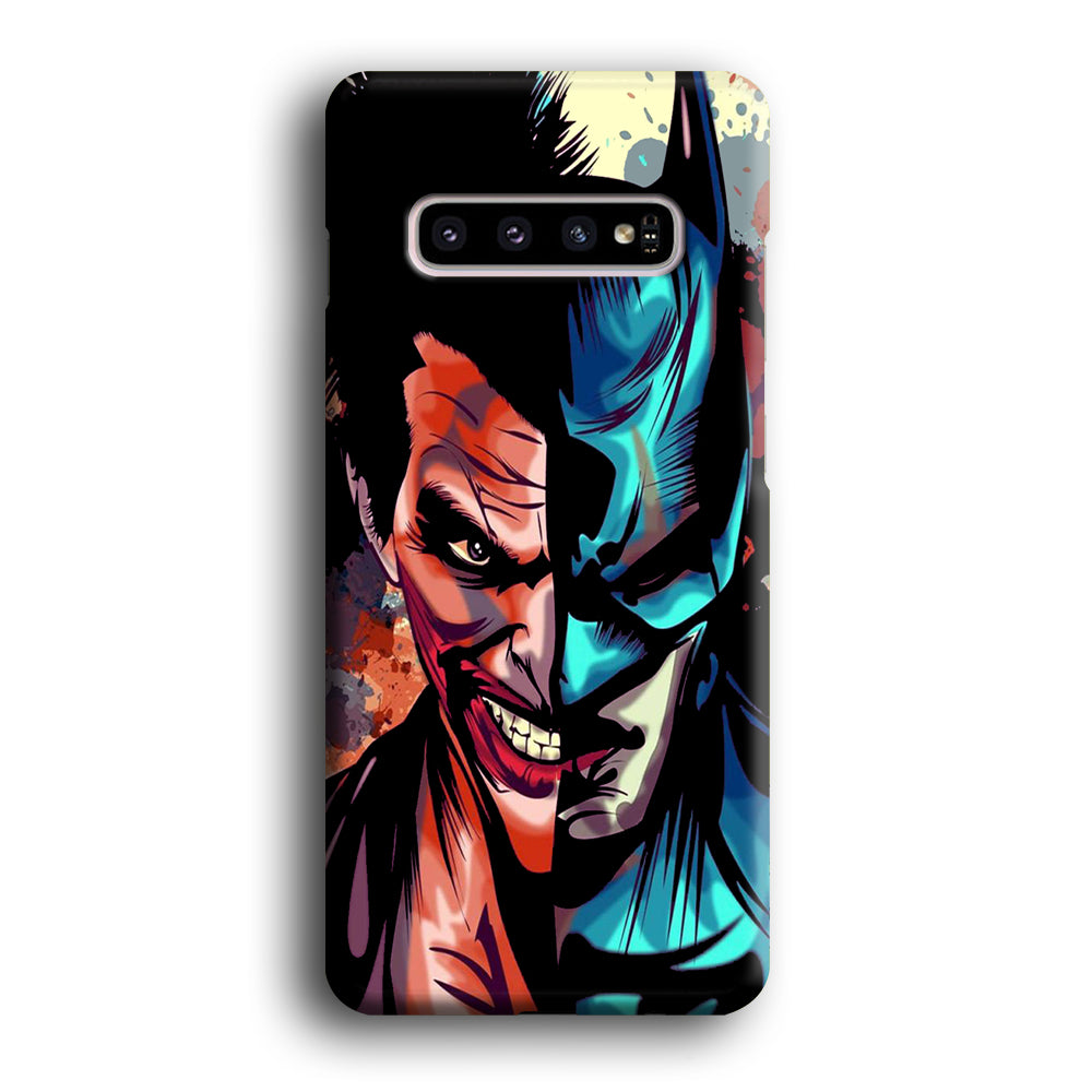 Batman Half Face Joker Samsung Galaxy S10 Plus Case - carneyforia