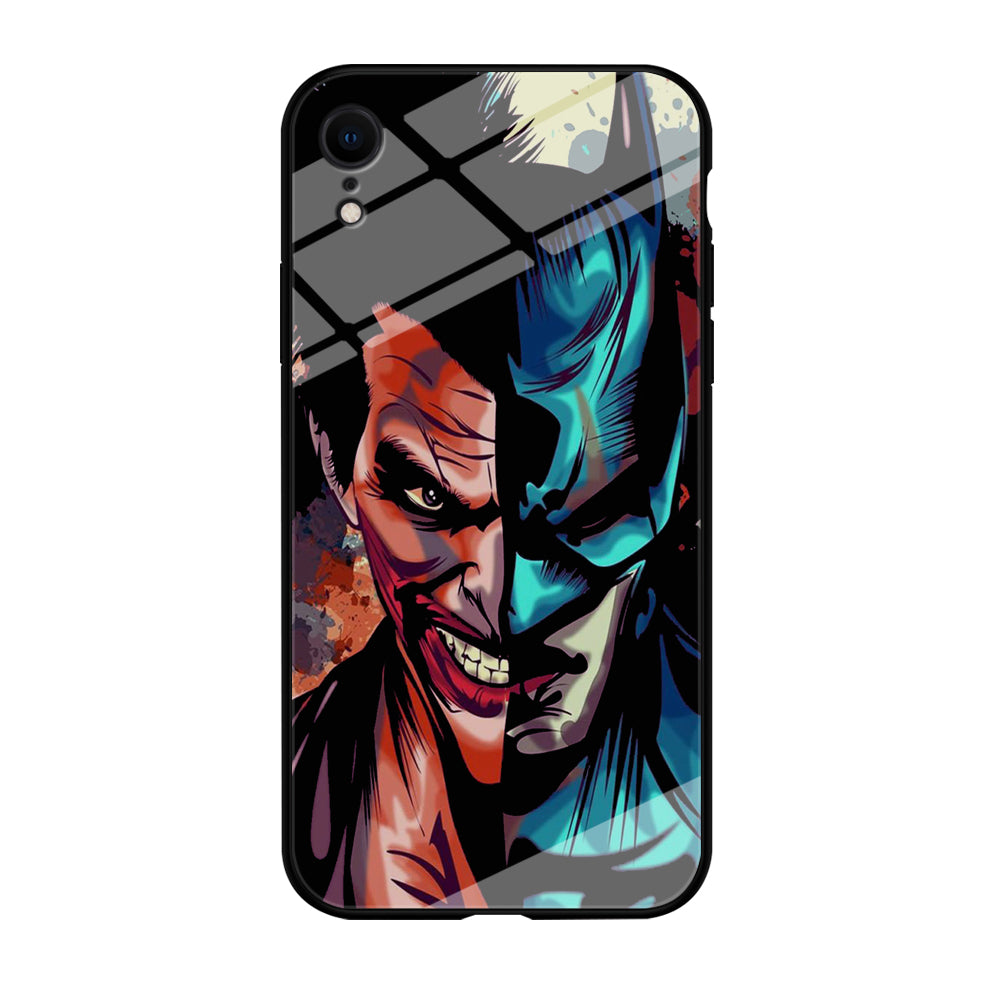 Batman Half Face Joker iPhone XR Case