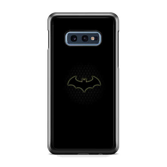 Batman Logo Simple Black Samsung Galaxy S10E Case - carneyforia