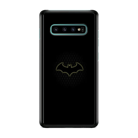 Batman Logo Simple Black Samsung Galaxy S10 Case - carneyforia
