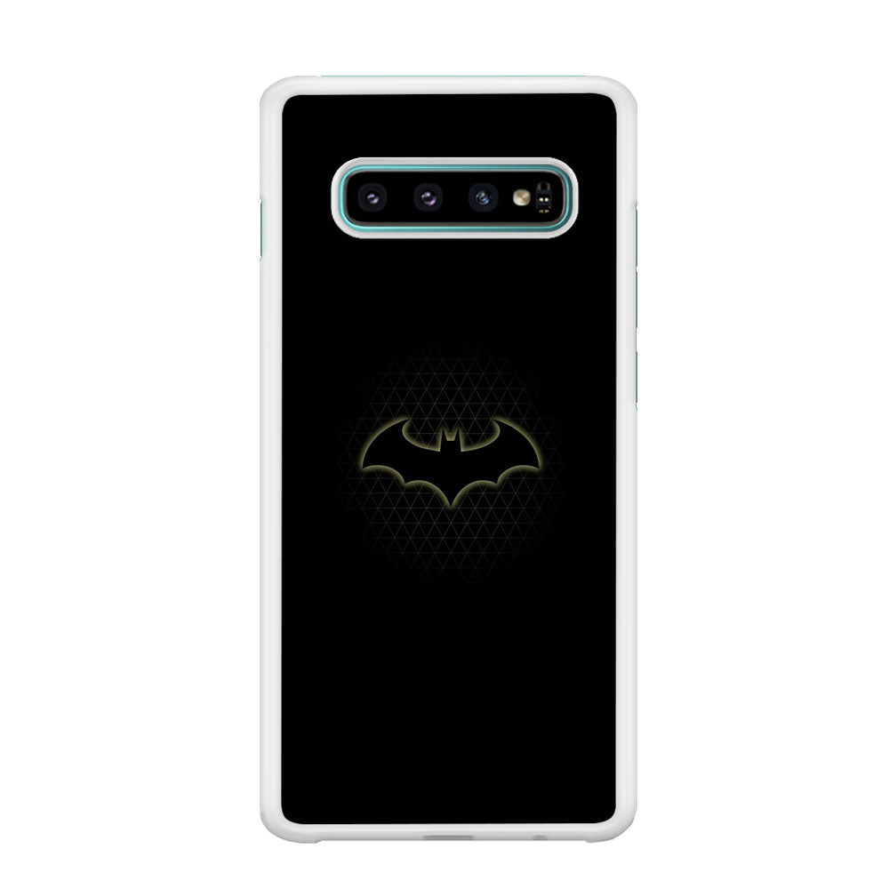 Batman Logo Simple Black Samsung Galaxy S10 Plus Case - carneyforia