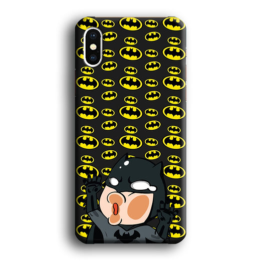 Batman and Invisible Wall iPhone X Case