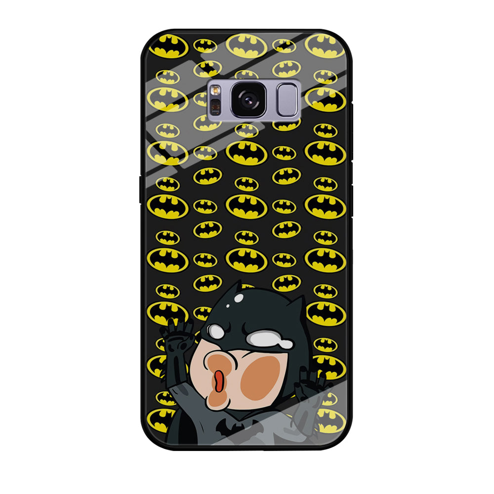 Batman and Invisible Wall Samsung Galaxy S8 Plus Case Tempered Glass Case