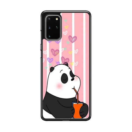 Bear Bare Enjoy Drinking Samsung Galaxy S20 Plus Case