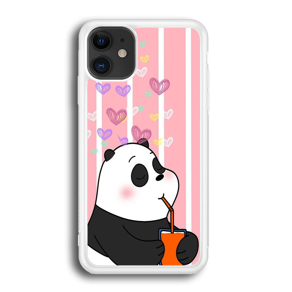 Bear Bare Enjoy Drinking iPhone 12 Case