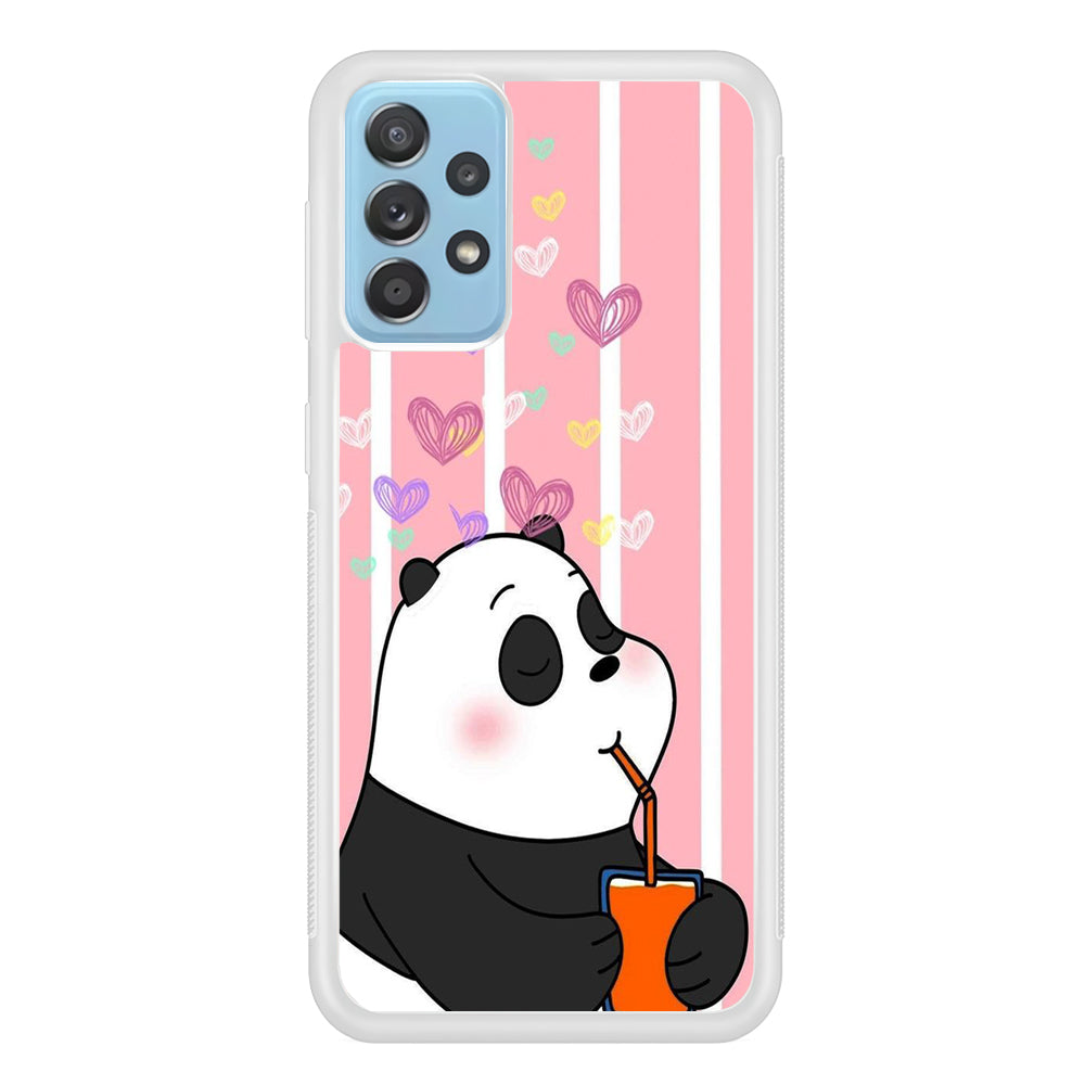 Bear Bare Enjoy Drinking Samsung Galaxy A72 Case