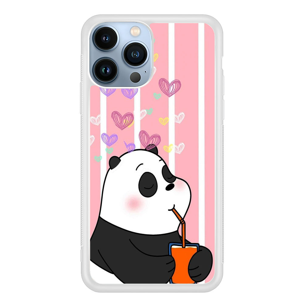 Bear Bare Enjoy Drinking iPhone 13 Pro Max Case